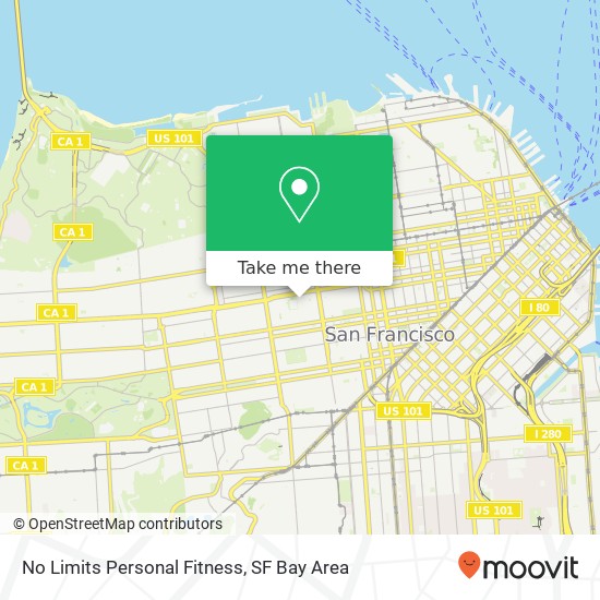 Mapa de No Limits Personal Fitness