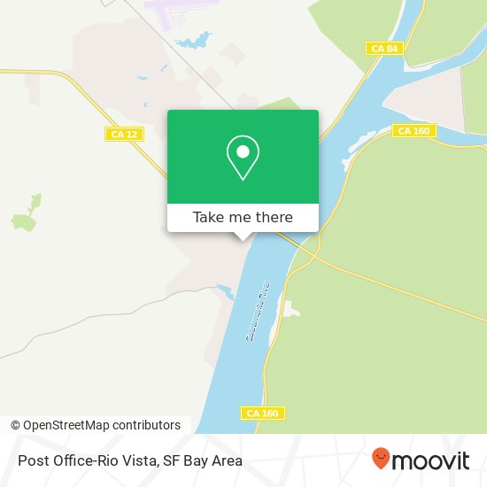 Post Office-Rio Vista map
