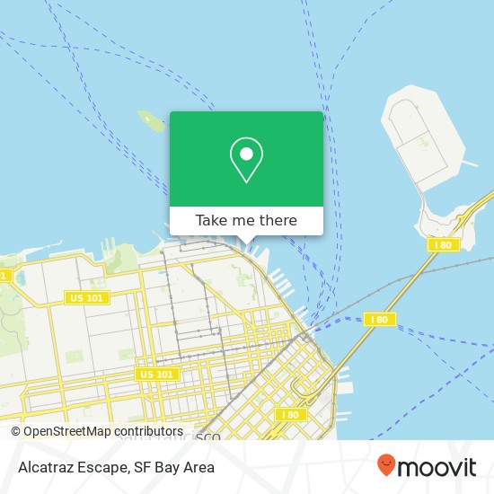 Alcatraz Escape map