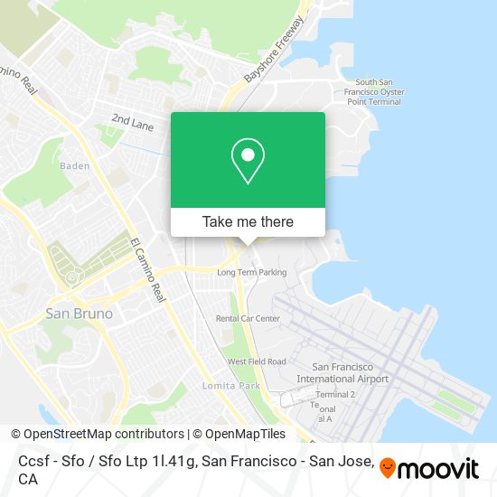 Ccsf - Sfo / Sfo Ltp 1l.41g map