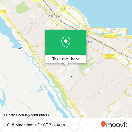 1018 Macadamia Dr map