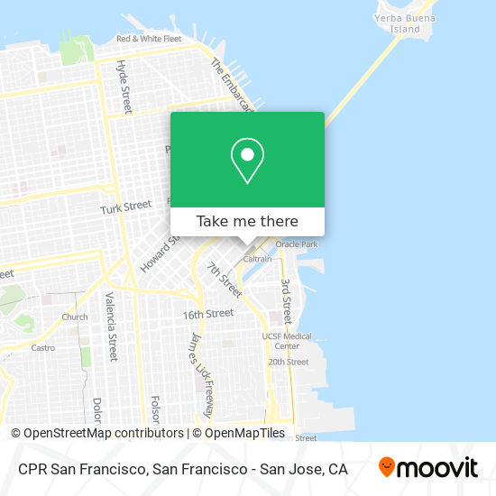 CPR San Francisco map