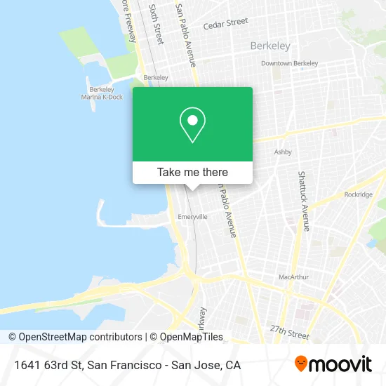Mapa de 1641 63rd St