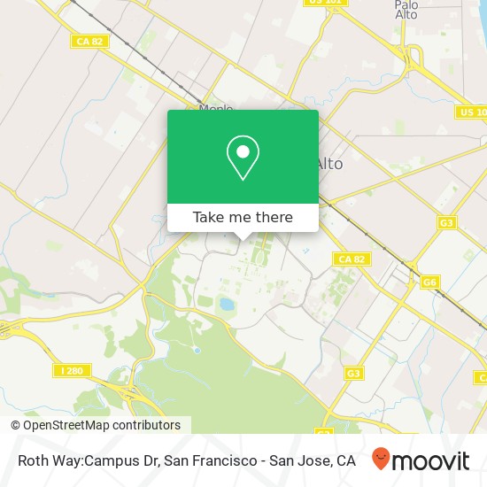 Mapa de Roth Way:Campus Dr