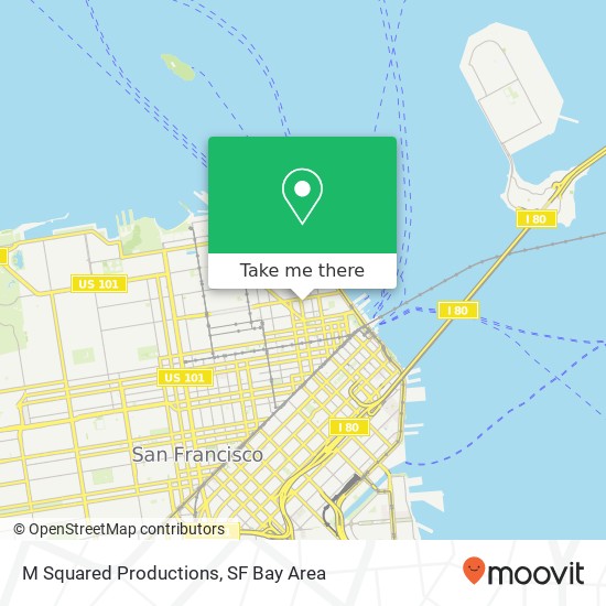 M Squared Productions map