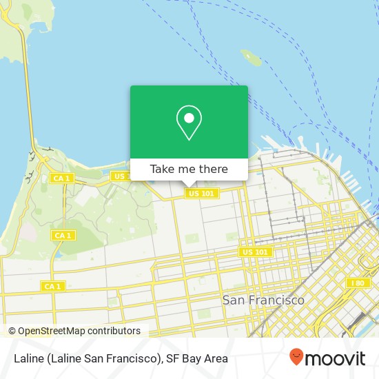 Mapa de Laline (Laline San Francisco)