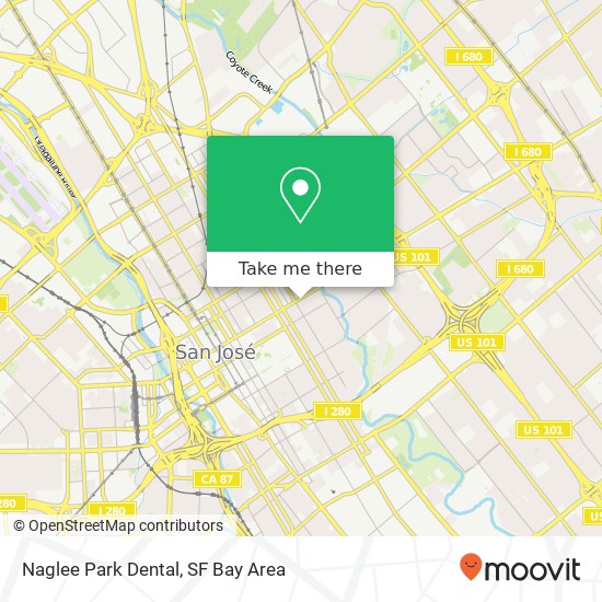 Mapa de Naglee Park Dental