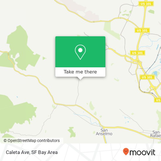 Caleta Ave map