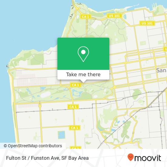Mapa de Fulton St / Funston Ave