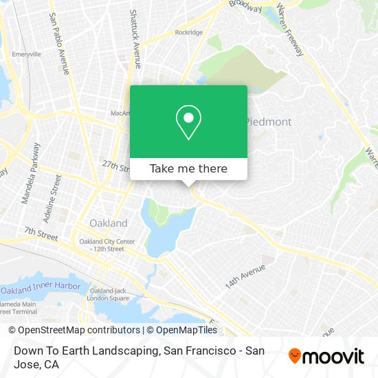 Mapa de Down To Earth Landscaping