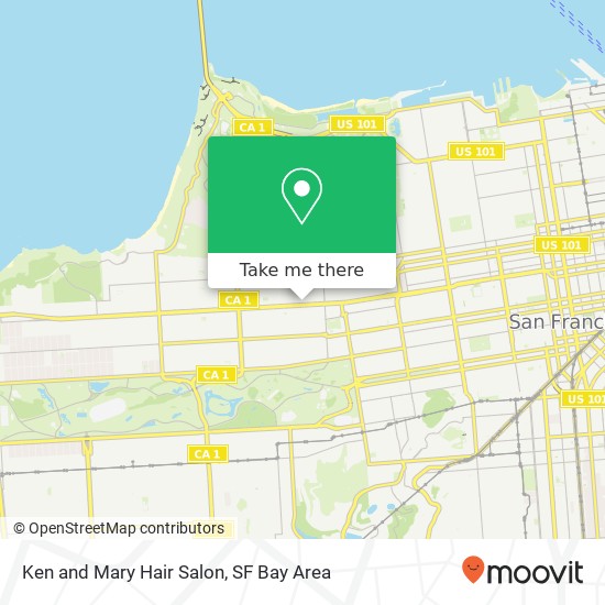 Mapa de Ken and Mary Hair Salon