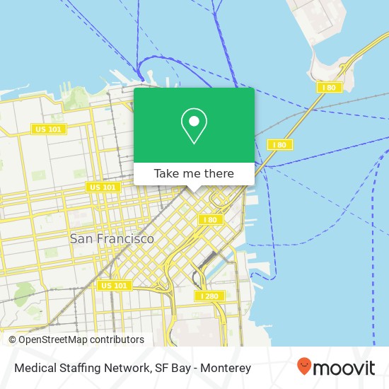 Mapa de Medical Staffing Network