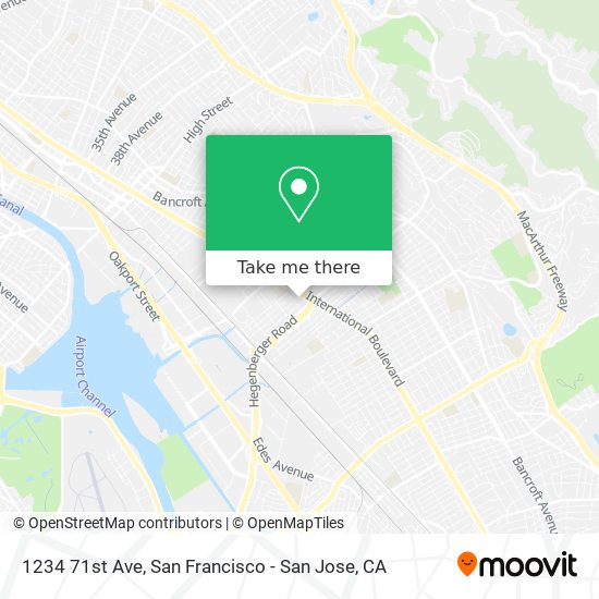 1234 71st Ave map