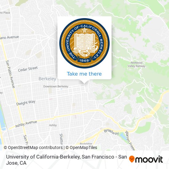 Mapa de University of California-Berkeley