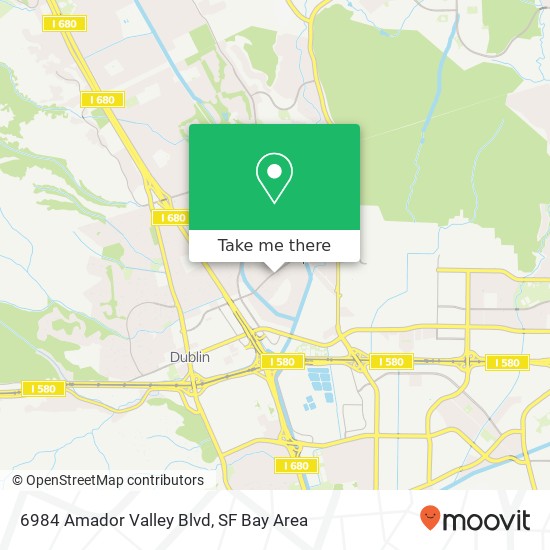 6984 Amador Valley Blvd map