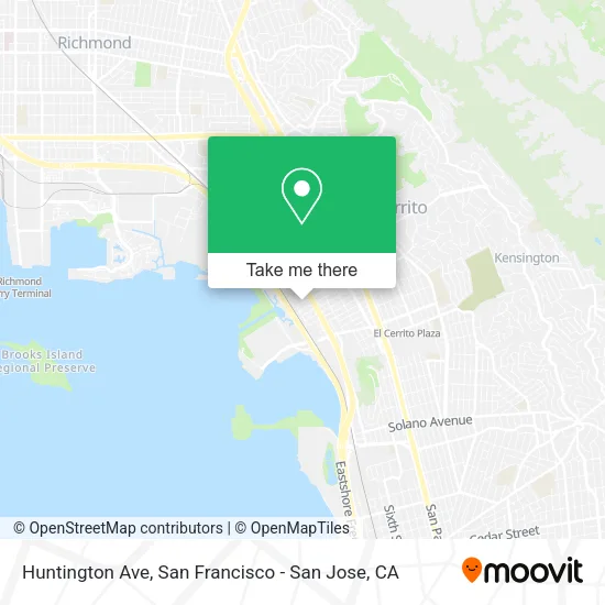 Mapa de Huntington Ave