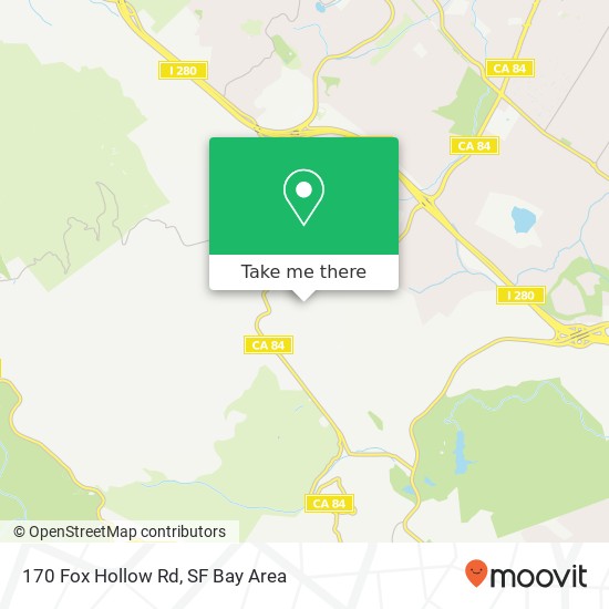 Mapa de 170 Fox Hollow Rd