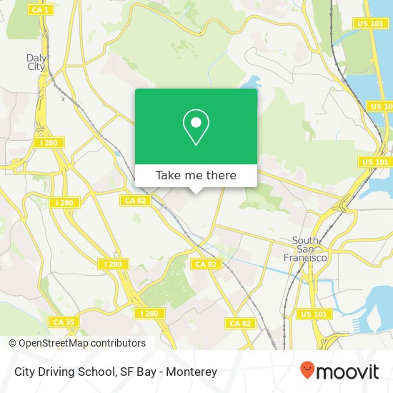 Mapa de City Driving School