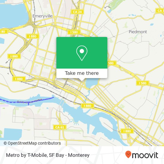 Metro by T-Mobile map