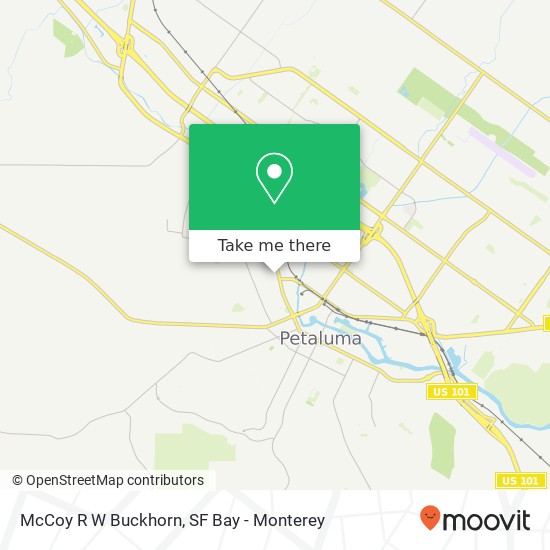 McCoy R W Buckhorn map