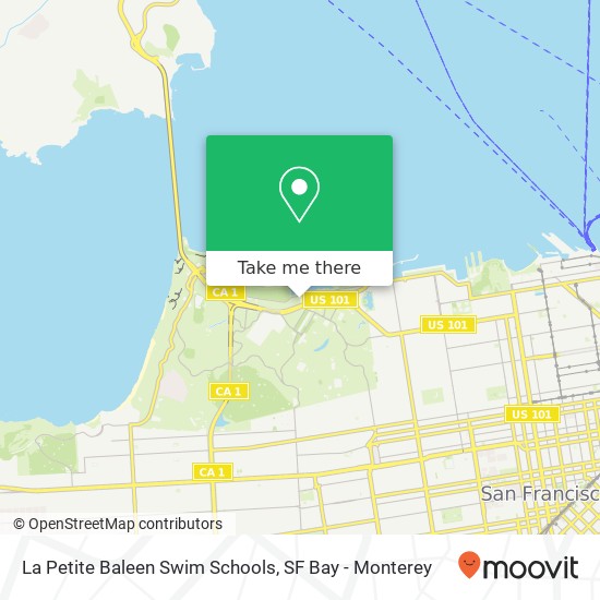 La Petite Baleen Swim Schools map