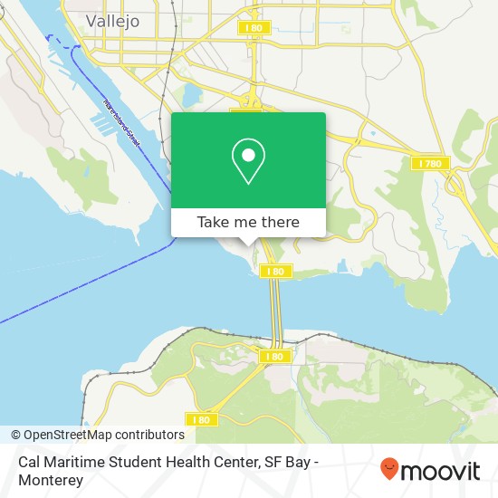 Cal Maritime Student Health Center map