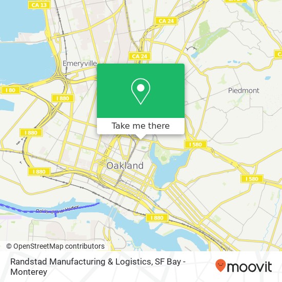 Mapa de Randstad Manufacturing & Logistics