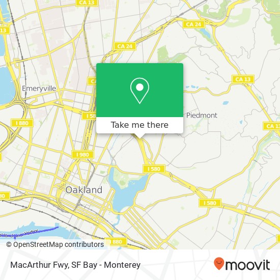 MacArthur Fwy map