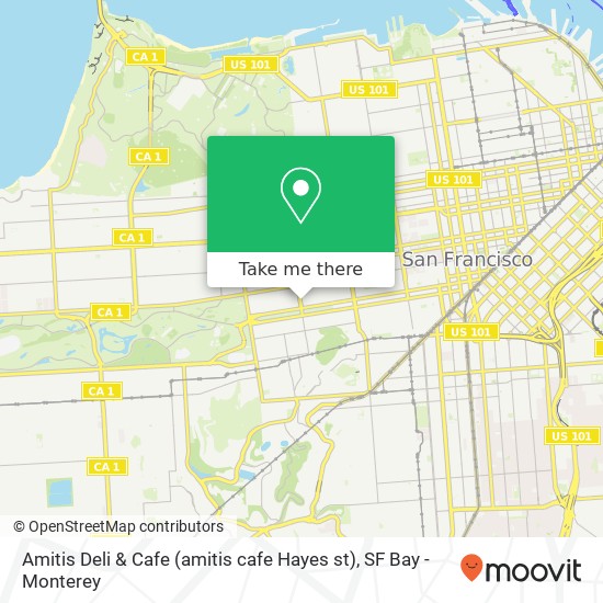 Amitis Deli & Cafe (amitis cafe Hayes st) map