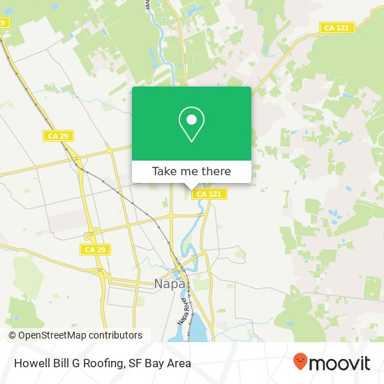 Howell Bill G Roofing map