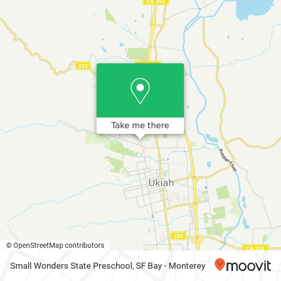 Mapa de Small Wonders State Preschool