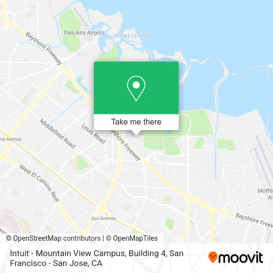Mapa de Intuit - Mountain View Campus, Building 4