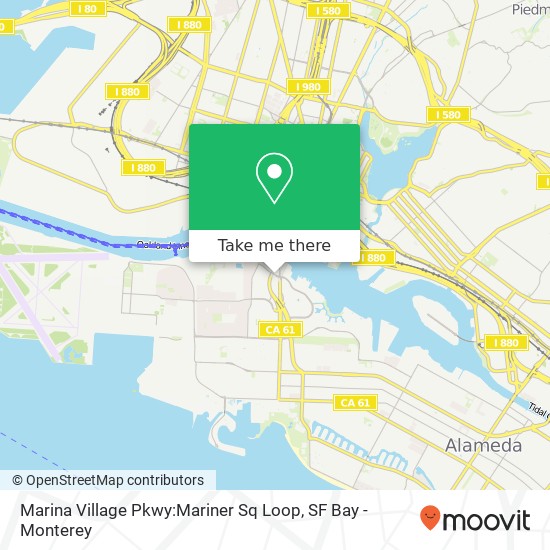 Mapa de Marina Village Pkwy:Mariner Sq Loop