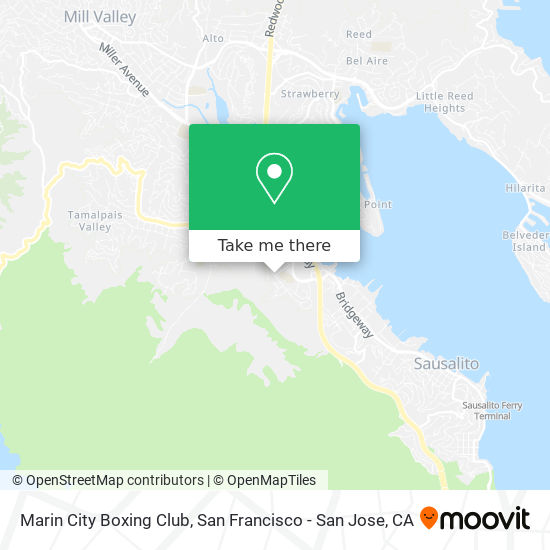 Mapa de Marin City Boxing Club