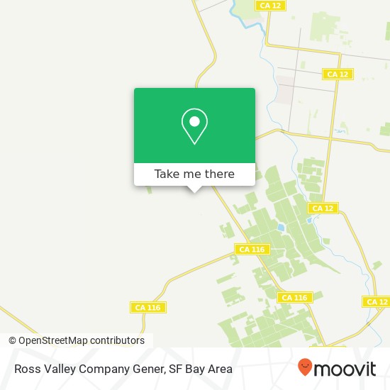 Mapa de Ross Valley Company Gener
