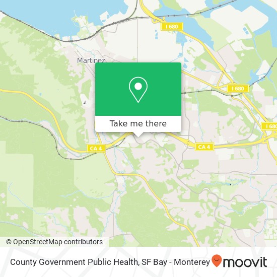 Mapa de County Government Public Health