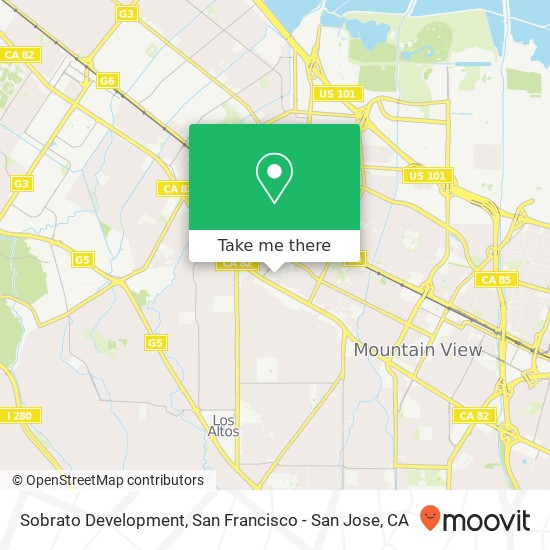 Sobrato Development map