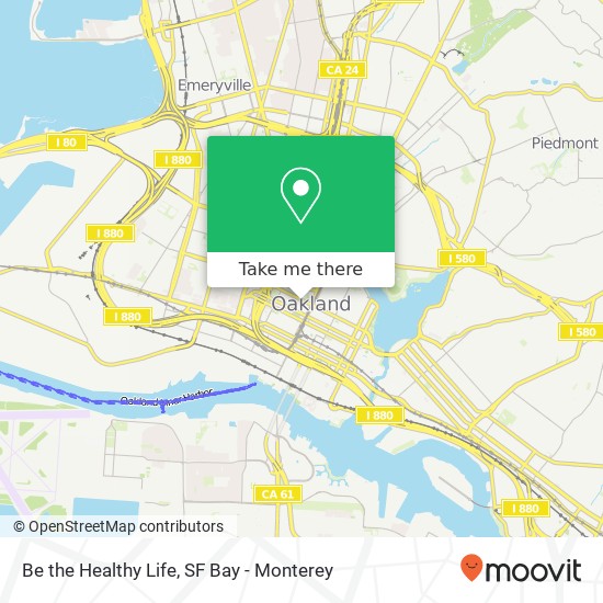 Be the Healthy Life map