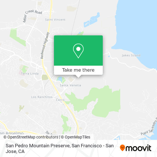 San Pedro Mountain Preserve map
