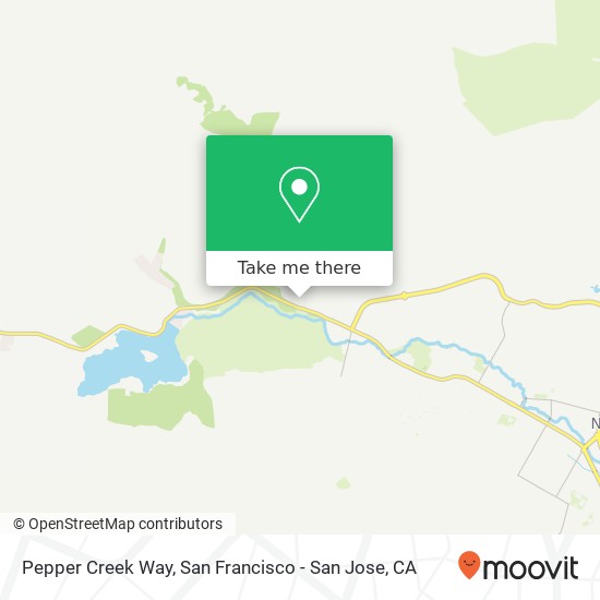 Pepper Creek Way map