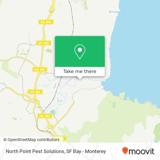 Mapa de North Point Pest Solutions