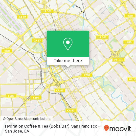 Mapa de Hydration Coffee & Tea (Boba Bar)