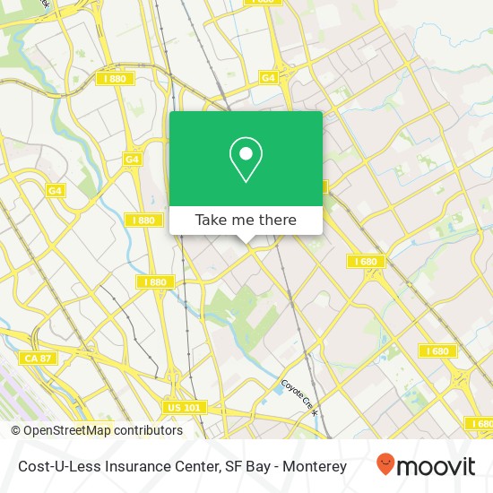 Mapa de Cost-U-Less Insurance Center