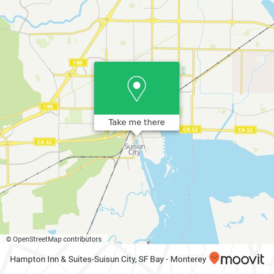 Mapa de Hampton Inn & Suites-Suisun City