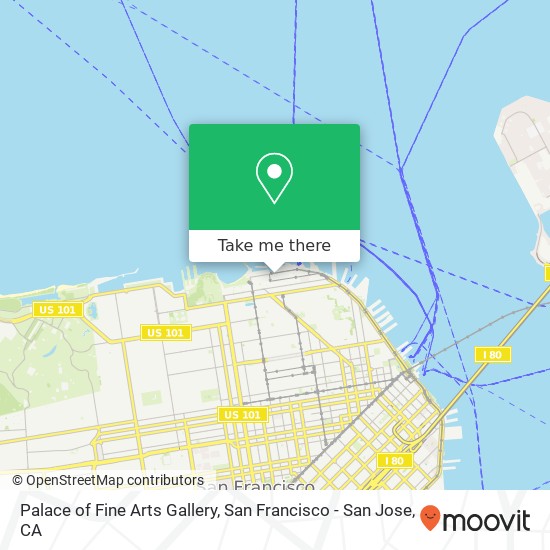 Mapa de Palace of Fine Arts Gallery