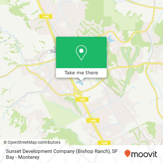 Sunset Development Company (Bishop Ranch) map