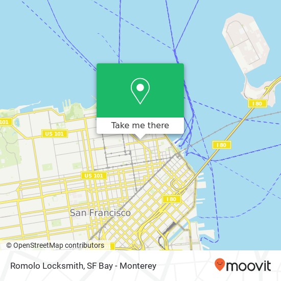 Romolo Locksmith map