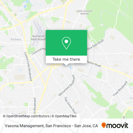 Vasona Management map