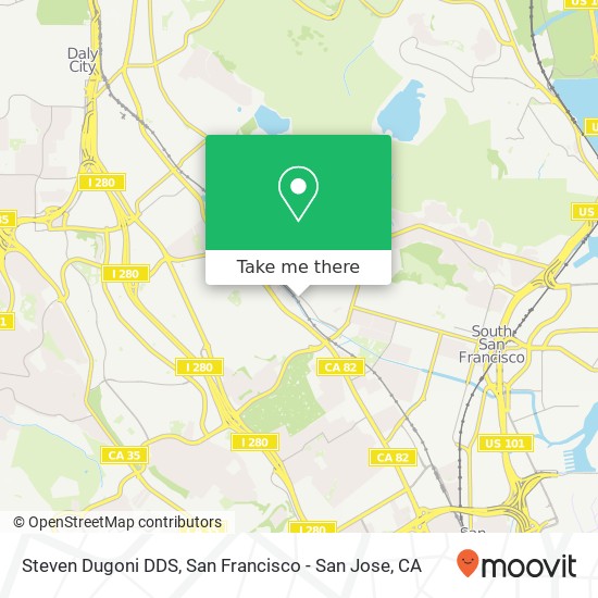 Steven Dugoni DDS map