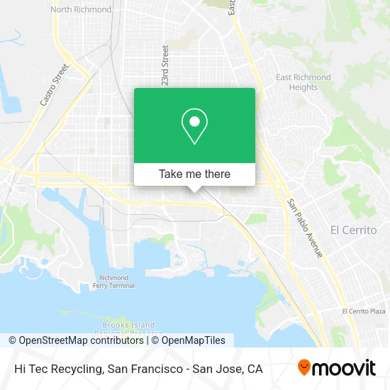 Hi Tec Recycling map